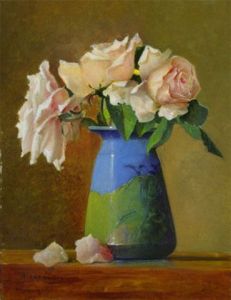 Voir le détail de cette oeuvre: vase aux roses